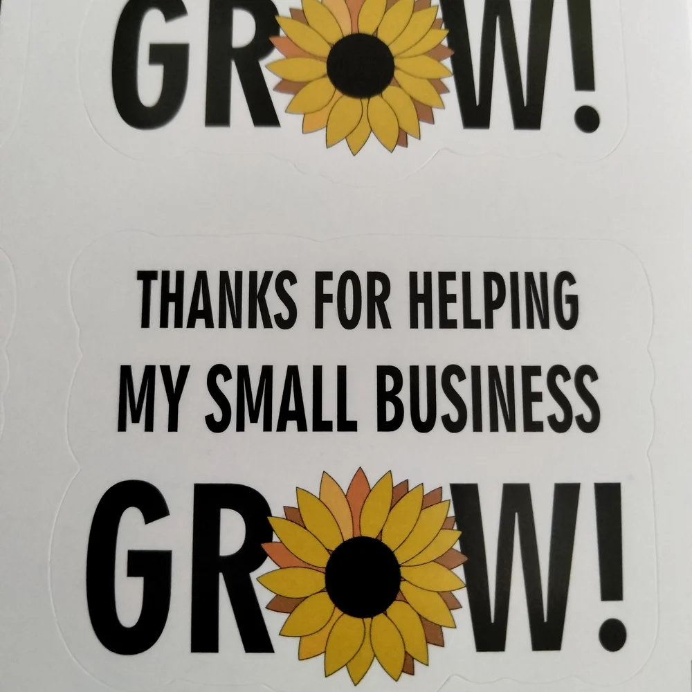 60pcs- Thanks For Helping My Small Business Grow Stickers 2